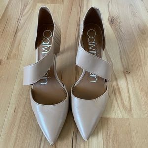 Calvin Klein Nude Women's Heels Size 7